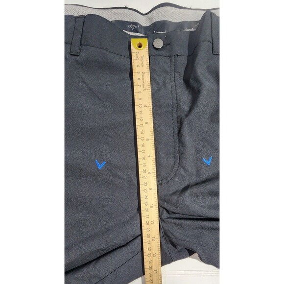 Callaway Navy Blue Golf Shorts Blue Embroidered Logo Mens Size 40 - Picture 10 of 14